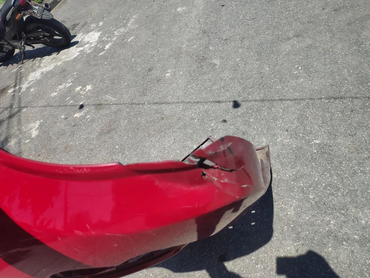 Para-choque traseiro Cherry QQ 2016 a 2019 original c detalhe  - Foto 6