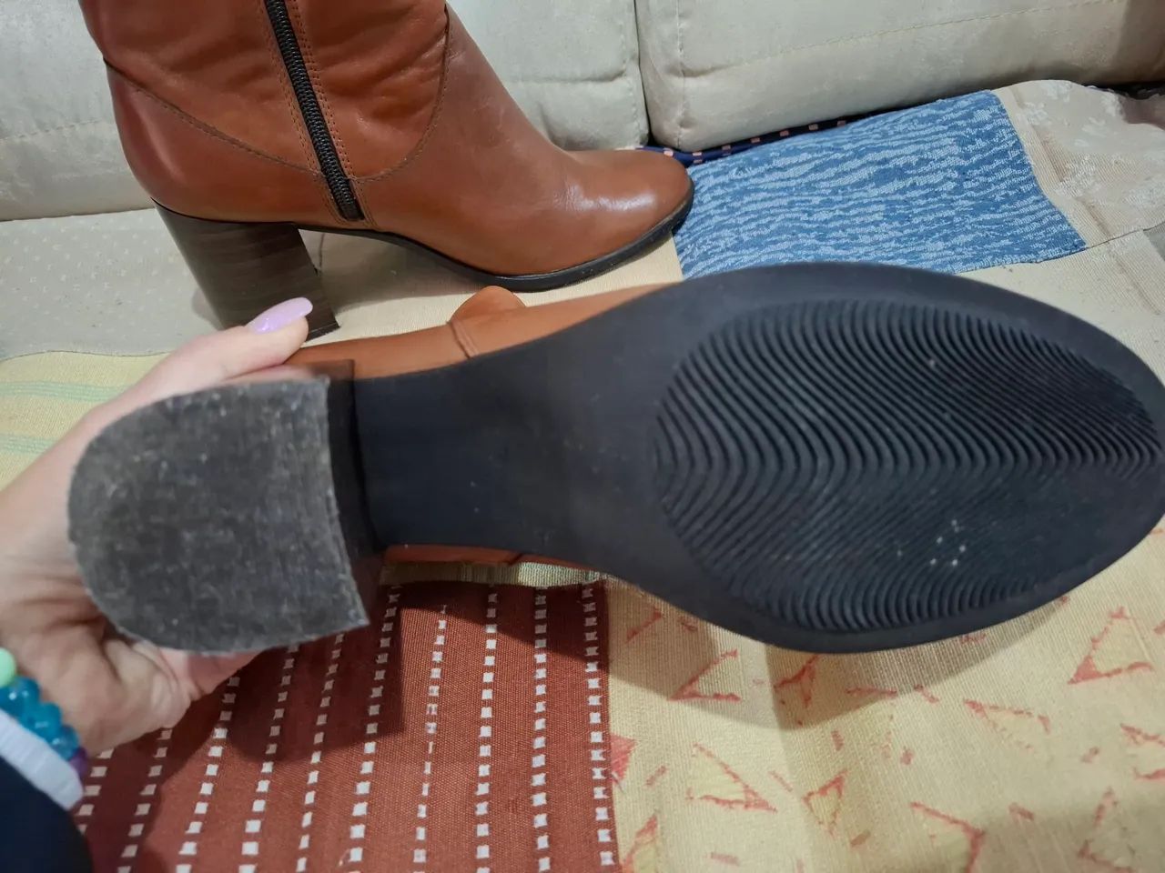 Botas  Marrom - Elegância e Conforto - Foto 3