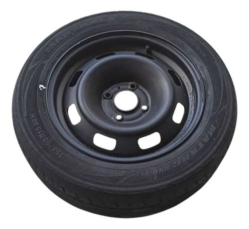 Estepe Roda Pneu R15 195/60 R15 #3 (pneu Ruim) - Foto 3
