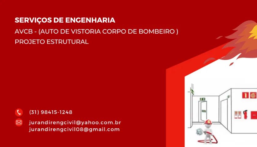 Serviços de Engenharia Civil/ AVCB, Laudos, Projetos/ Engenheiro Civil em BH e Reg. Met. - Foto 2