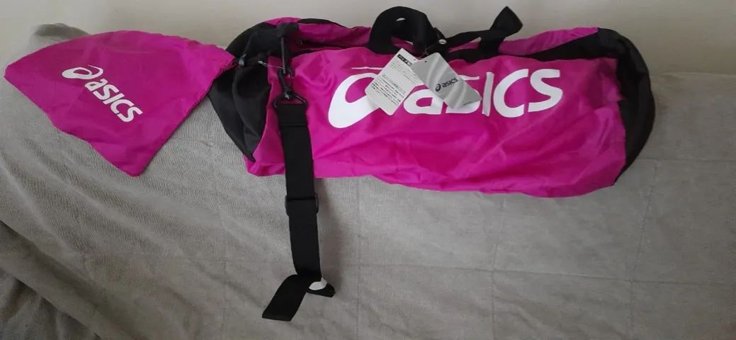 Bolsa Asics desportiva rosa. - Foto 2