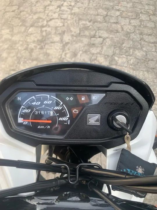 Moto Honda pop110i Branca - Foto 5
