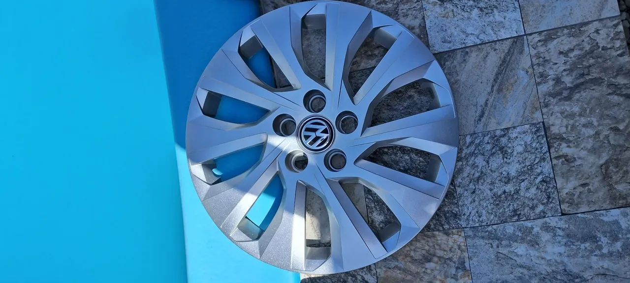 Calota original VW prata 15 polegadas