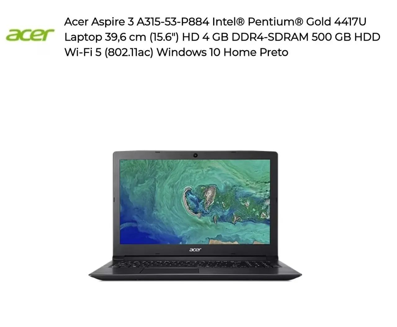 Acer Aspire 3. LEIA A DESCRIÇÃO  - Foto 2