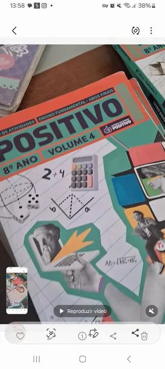 Kit Livro sistema positivo 8°ano - Foto 3