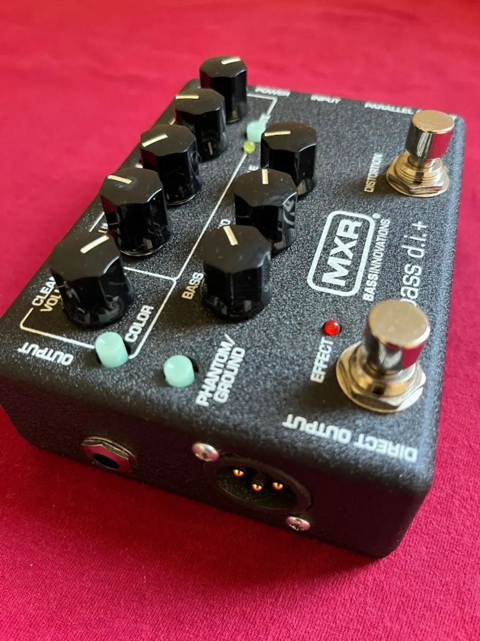 MXR M80 Bass D.i.+ Plus Pedal Pre Amp, Distorção E Direct Box