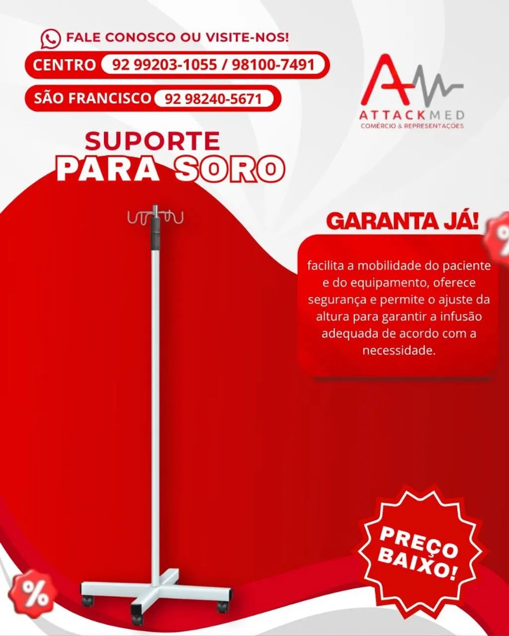 Suporte para soro 