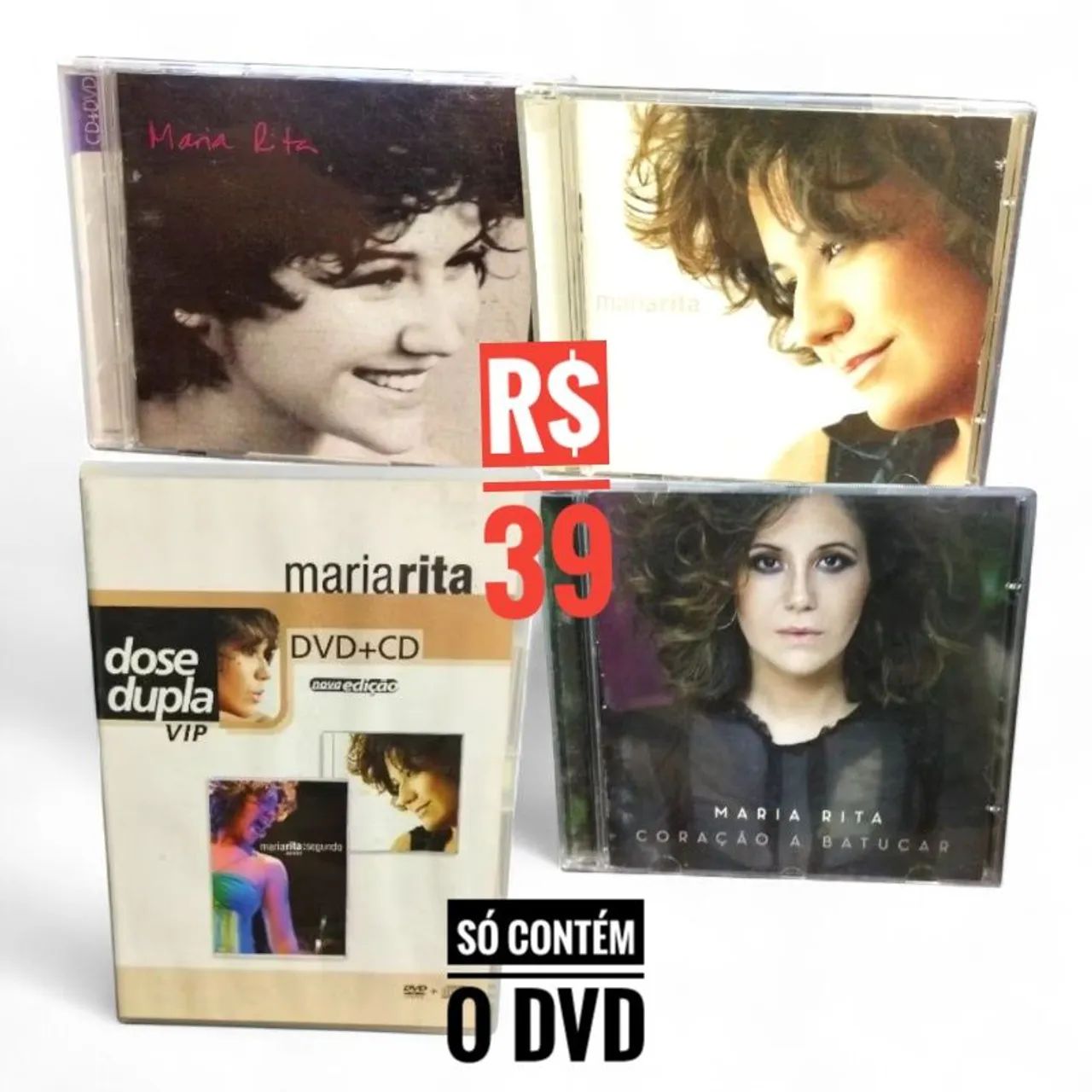  Coleção Maria Rita - CDs e DVDs ?