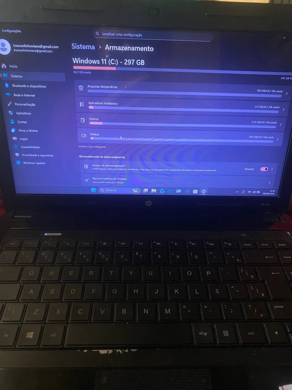 Vendo Notebook HP 430, funcionando normalmente e pronto para uso. - Foto 2
