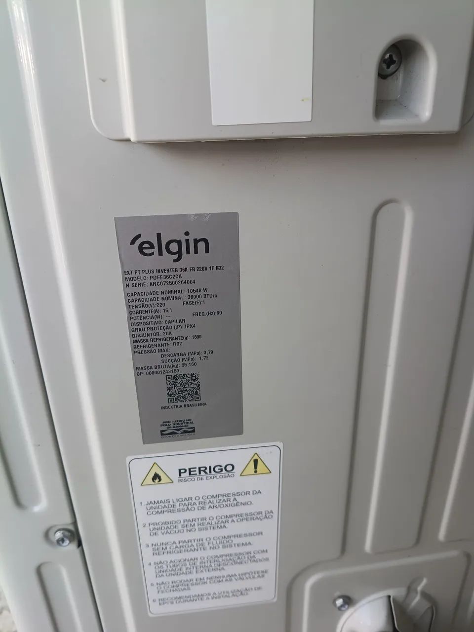 Central de ar Elgin 36.000 BTUs inverter  - Foto 3