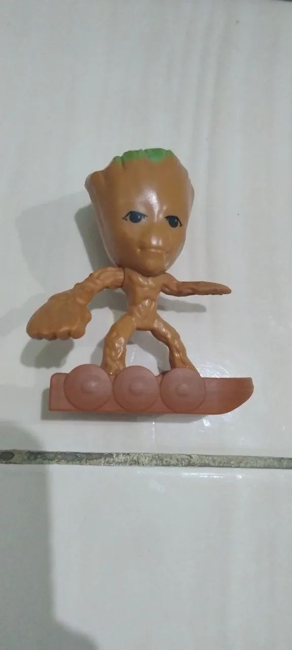 Boneco Groot mc Donald's mão que movimenta 2022 marvel em perfeito estado - Foto 2