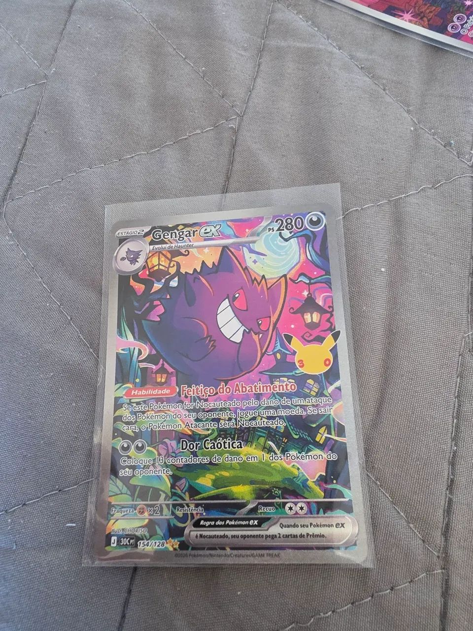 Gengar ex pokemon 30 anos