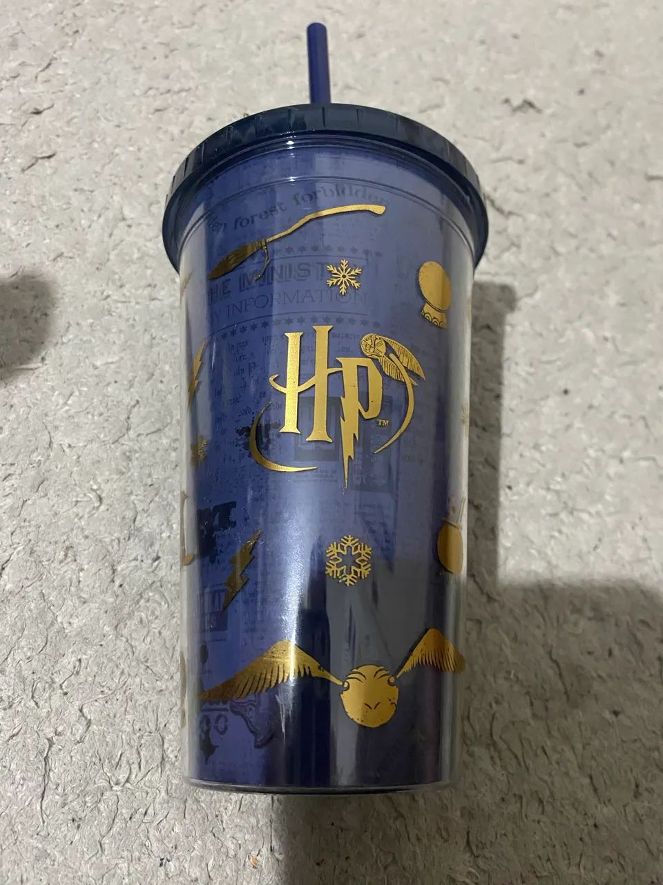 Copo Harry Potter com canudo Imaginarium  - Foto 2