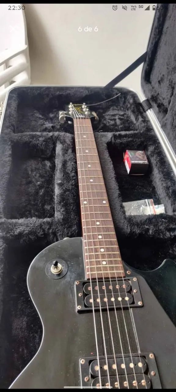 GUITARRA EPIPHONE LES PAUL STUDIO EBONY - Foto 2