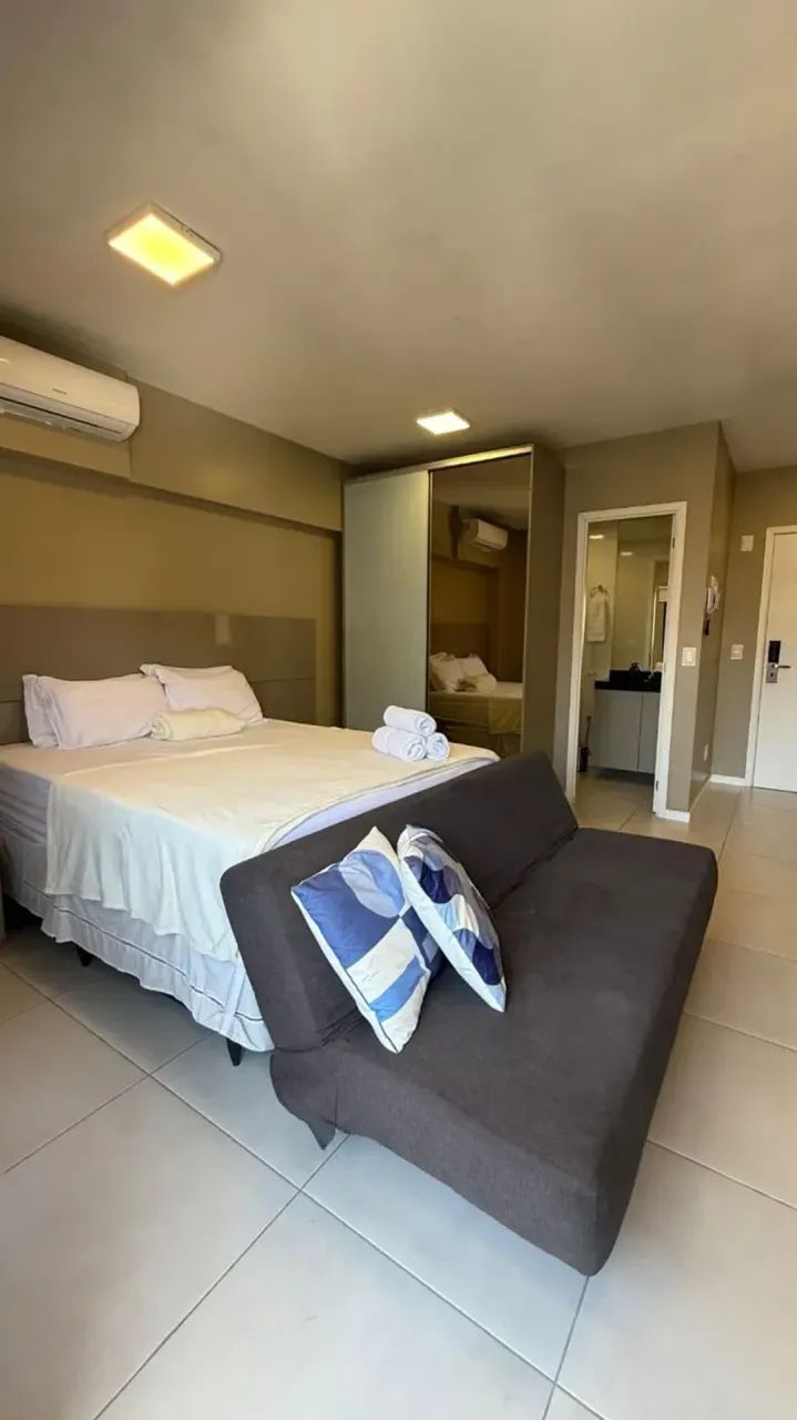 Vendo Apto Studio Mobiliado no Edifício Time na 2° quadra da Praia de Ponta Verde - Foto 3