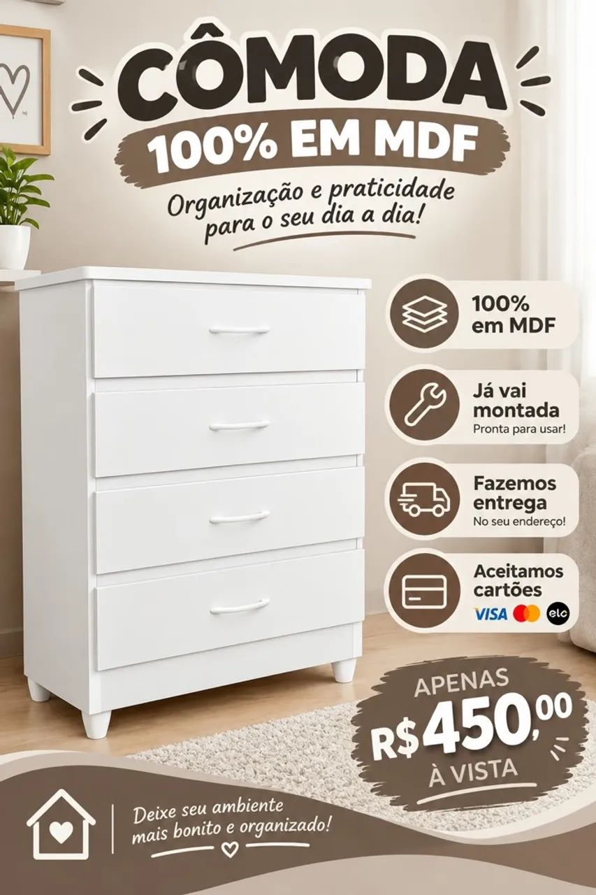 Cômodas MDF - Foto 2