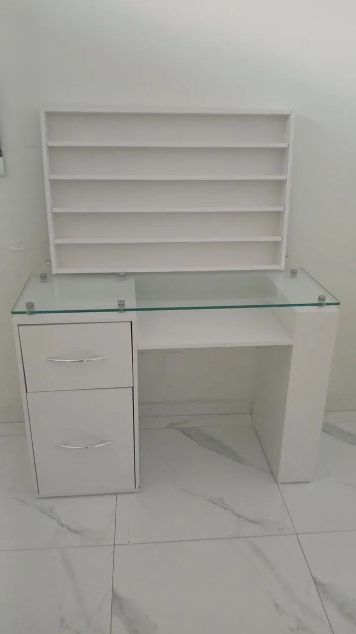Mesa com suporte (salão, manicure)