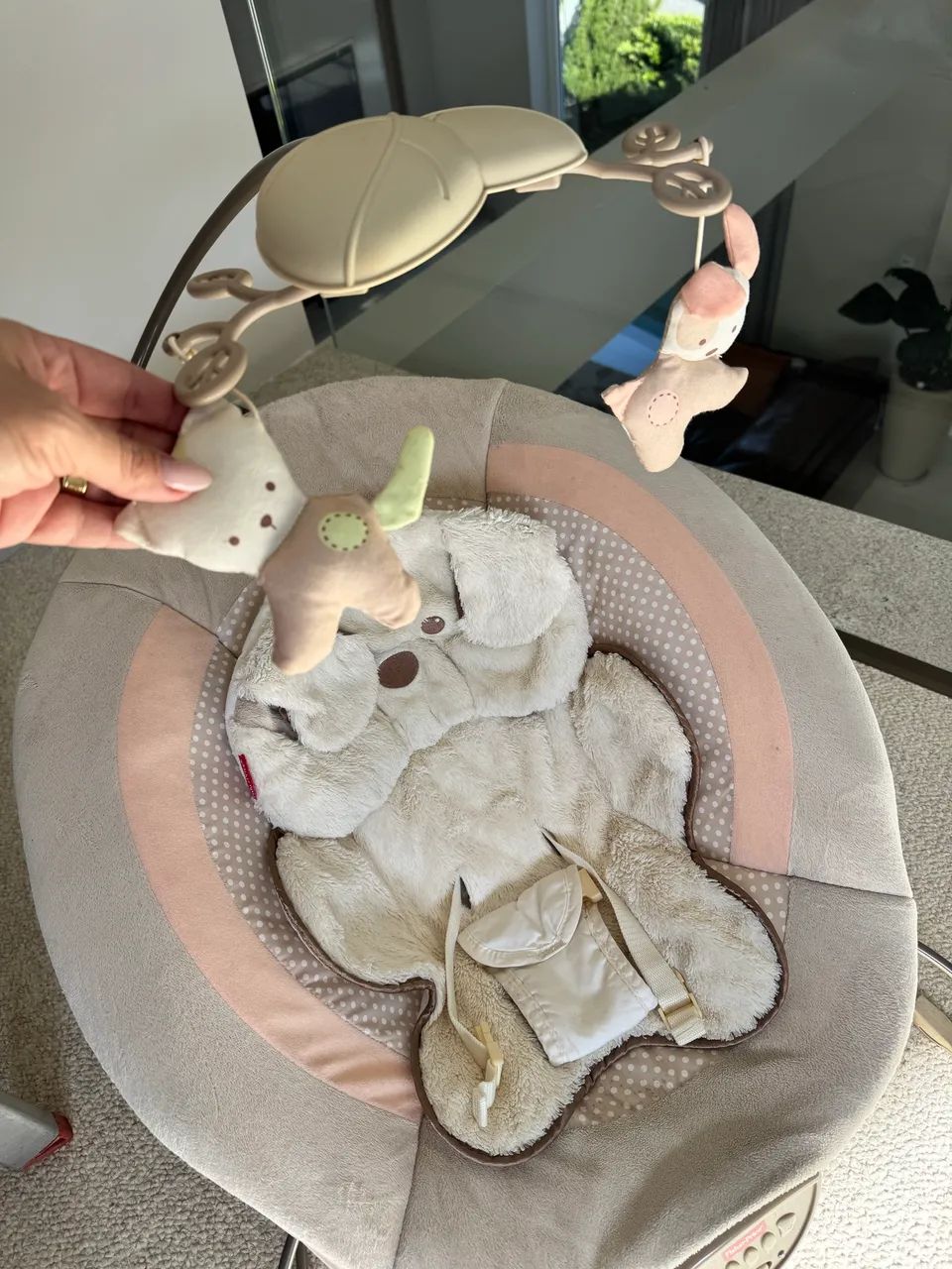 Cadeirinha de balanço fisher price 