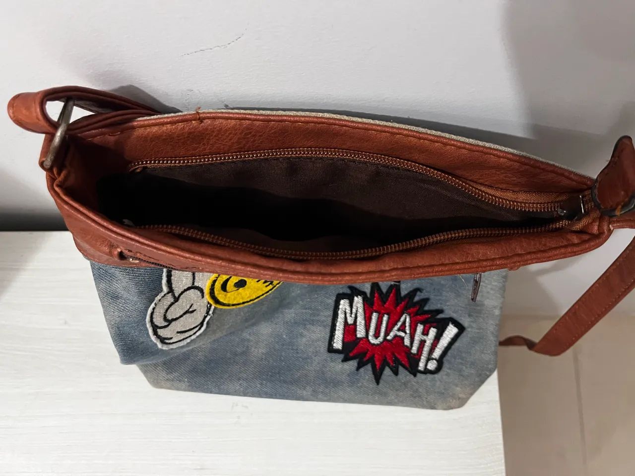 Bolsa Transversal Jeans  - Foto 4