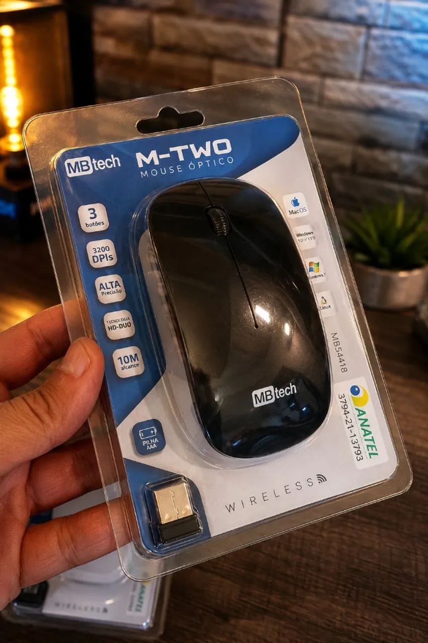 Mouse gamer Wireless Mbtech M-two /Mac/Windows/Linux/Android(Acessório novo Lacrado) - Foto 5