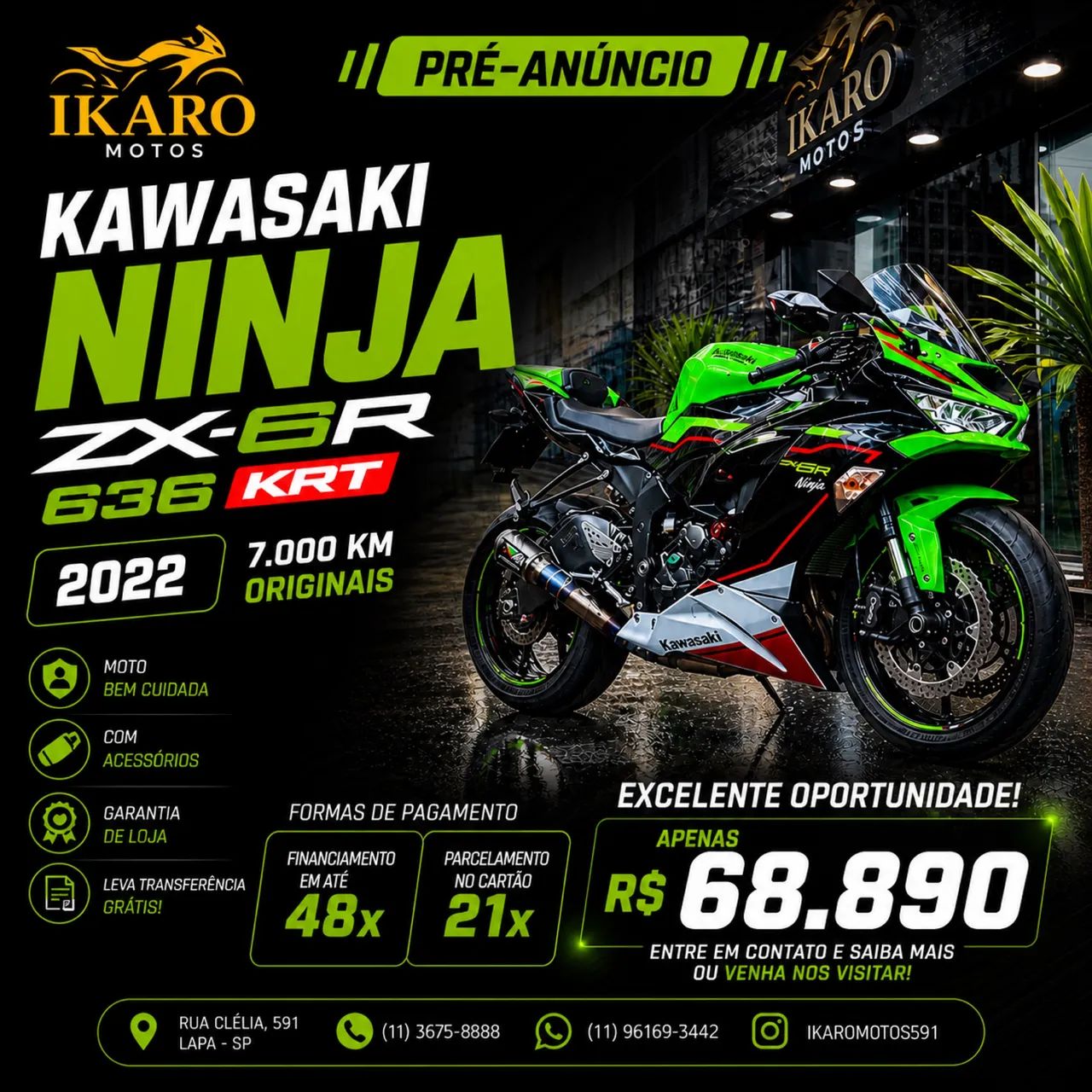 Kawasaki Zx-6r 636cc 2022 - 1499292915 | OLX