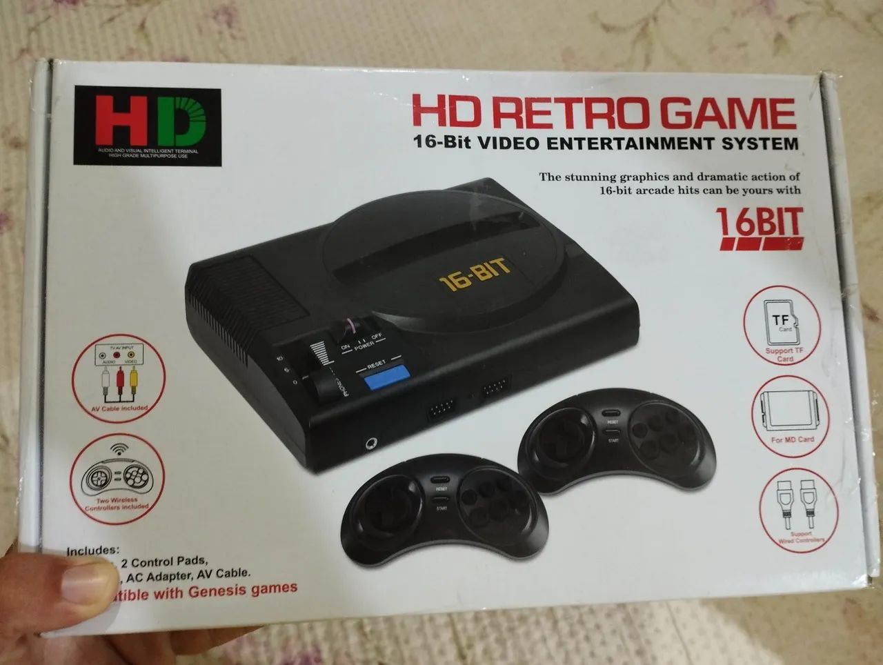 Mini Mega Drive Clone HDMI Com Cartão micro SD  - Foto 5