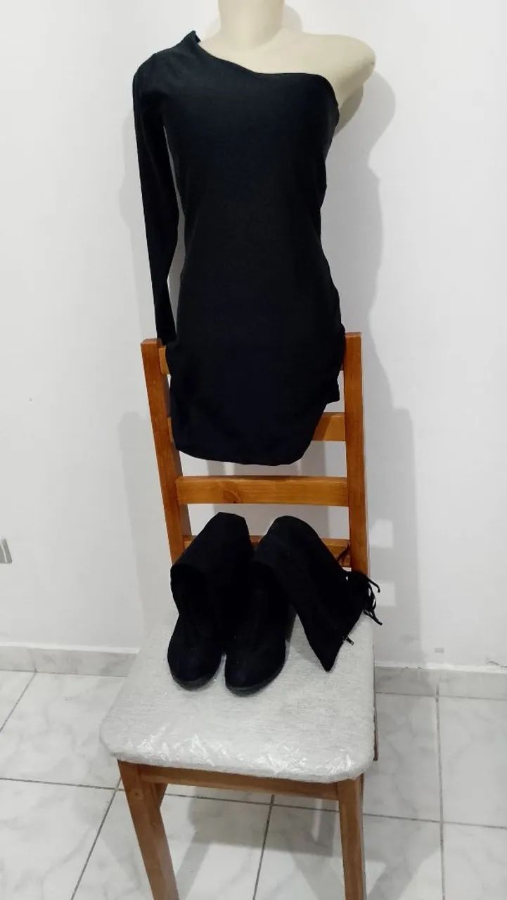  Lote com 40 peças de roupa feminina e unisex  - Foto 5