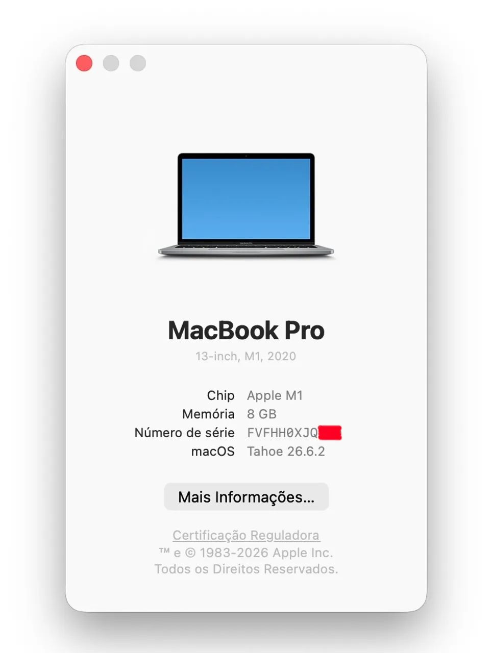Macbook pro m1 13 polegadas touch bar 8gb / 256gb LOJA FÍSICA bateria 83% ( 256 gb ) - Foto 2