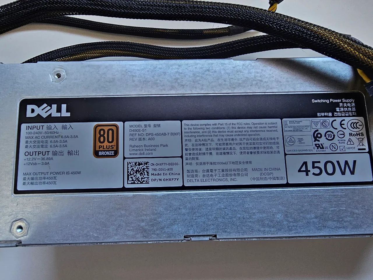Fonte Servidor Dell T440 | cod D450E-S1 - Foto 4