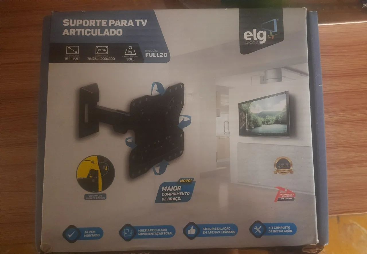 Suporte para TV Elg de 15 a 58 polegadas Novo na caixa!!!