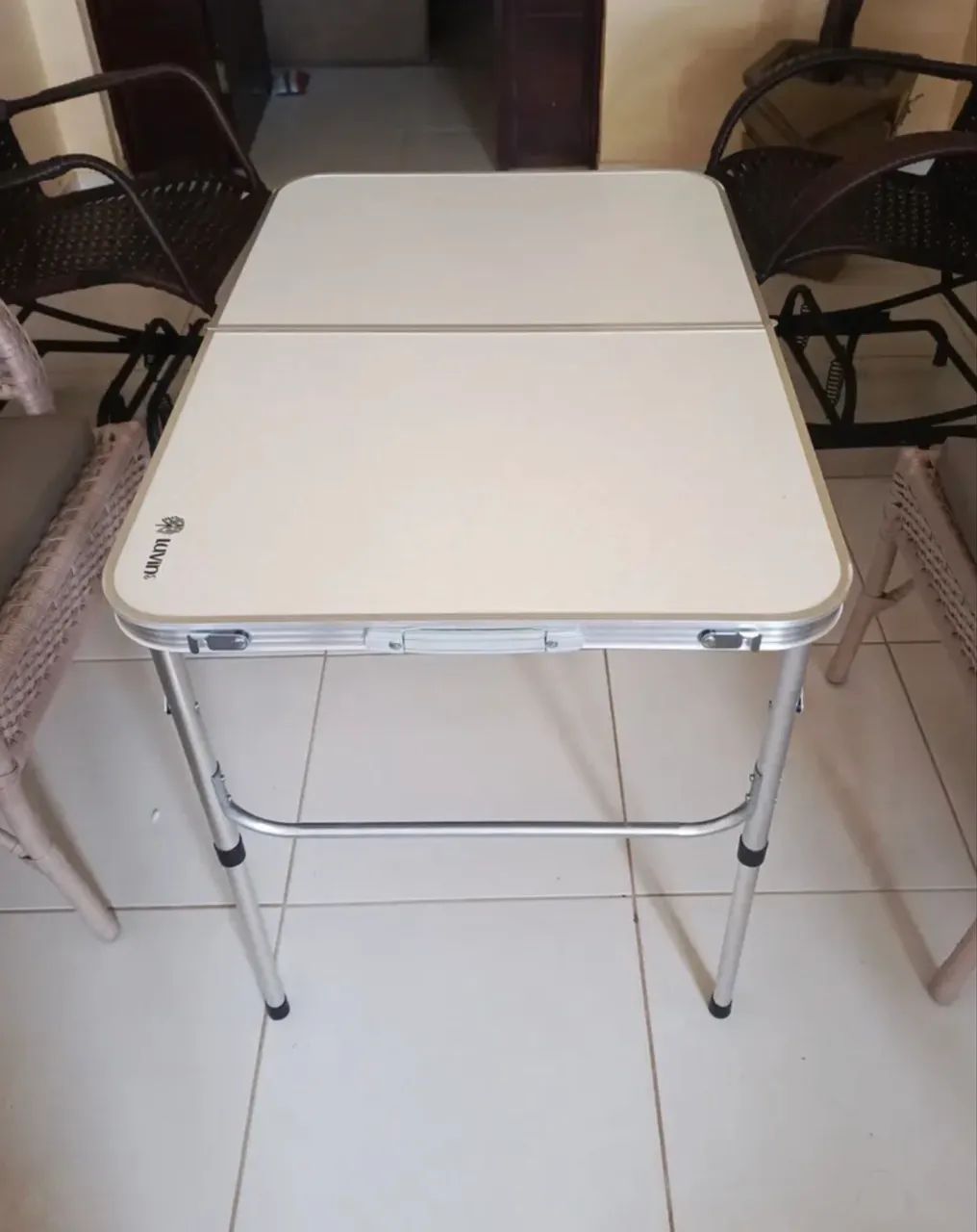 MESA DOBRÁVEL alumínio 90x60 - Foto 2