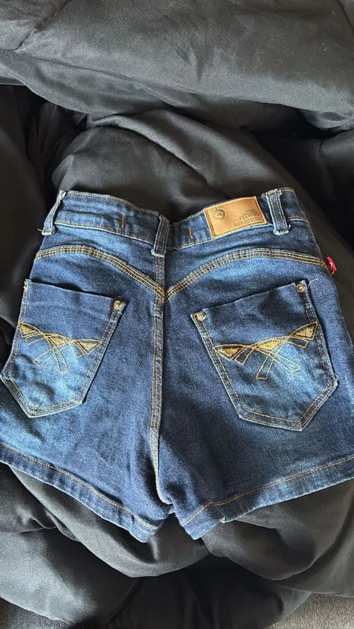 short saia jeans  - Foto 3