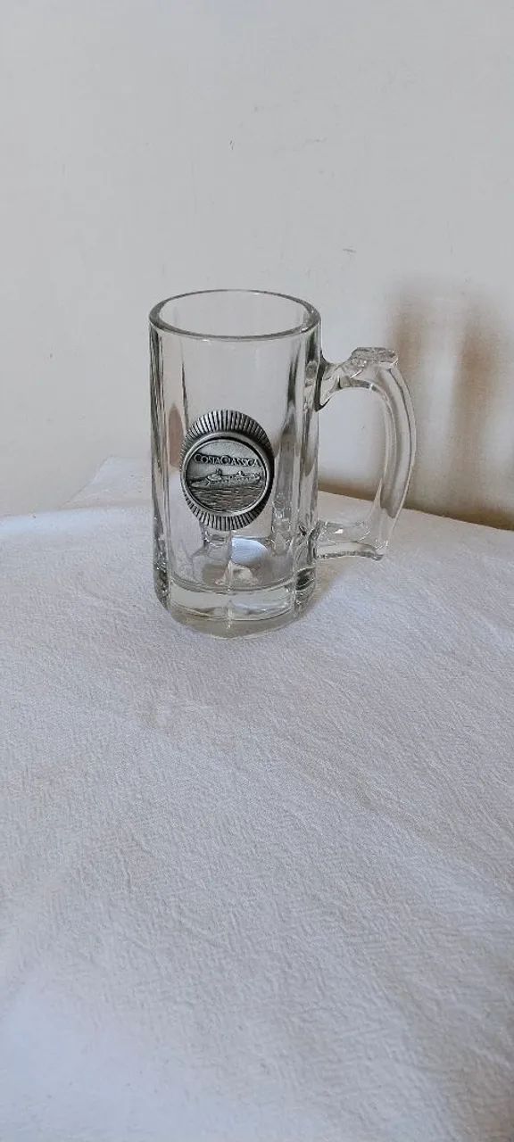 Copo de vidro p / shopp