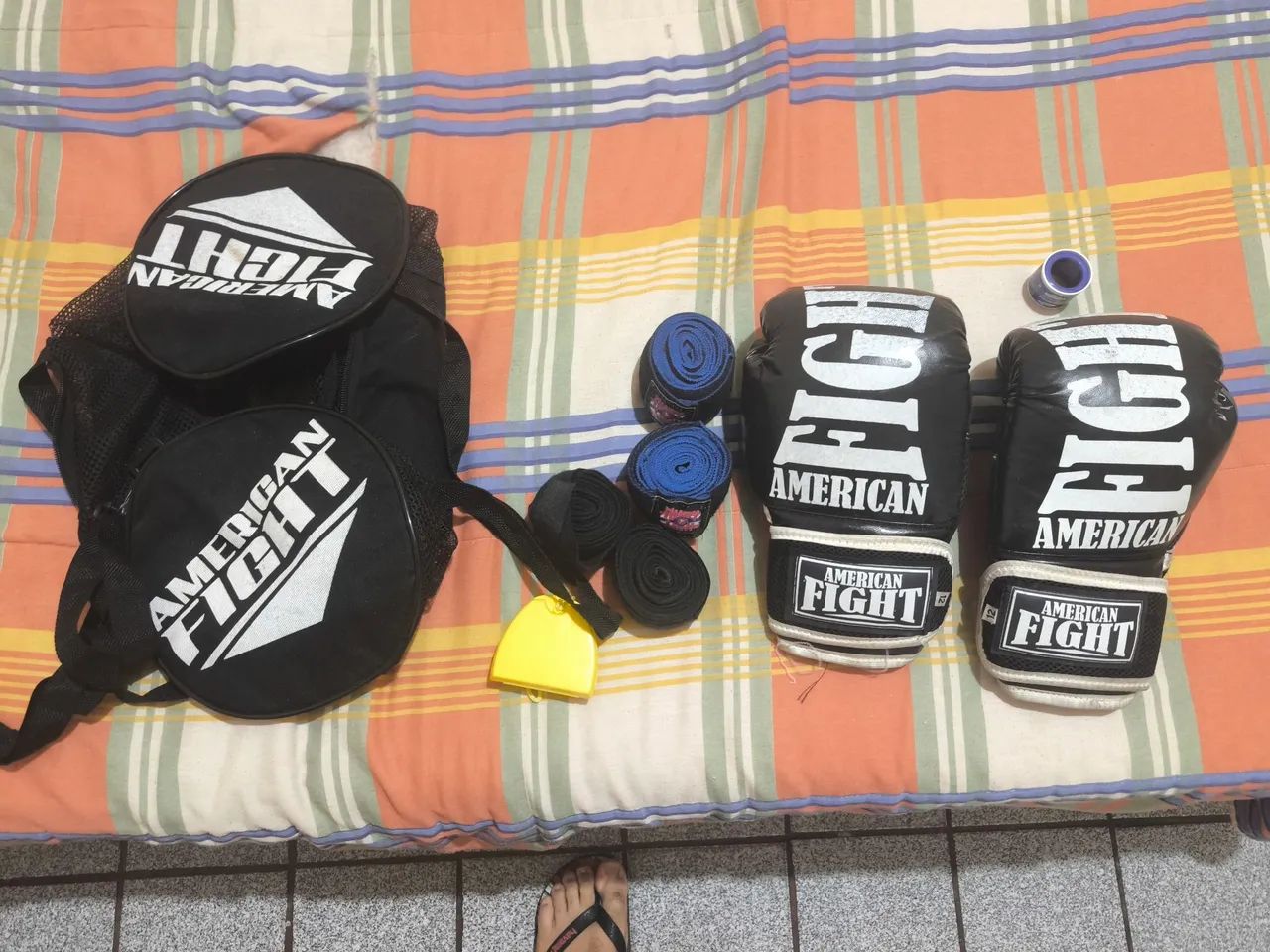 Kit para boxe ou muaythai