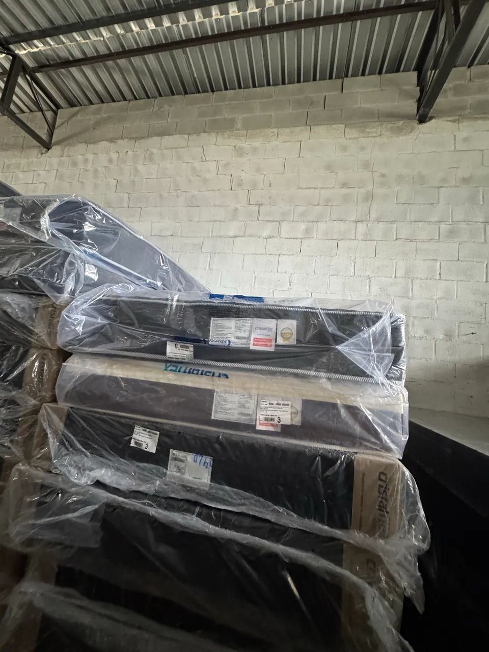 Conjunto de cama completo molas colchão e base  - Foto 4