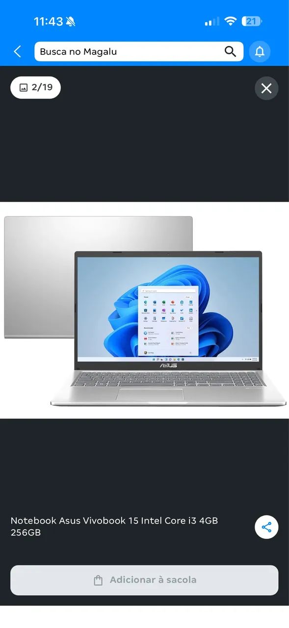 Notebook ASUS Vivobook - Foto 3