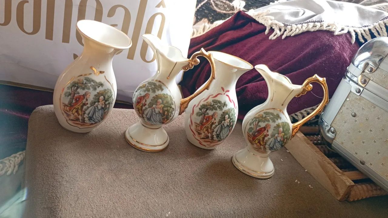 Conjunto vasos antigos 