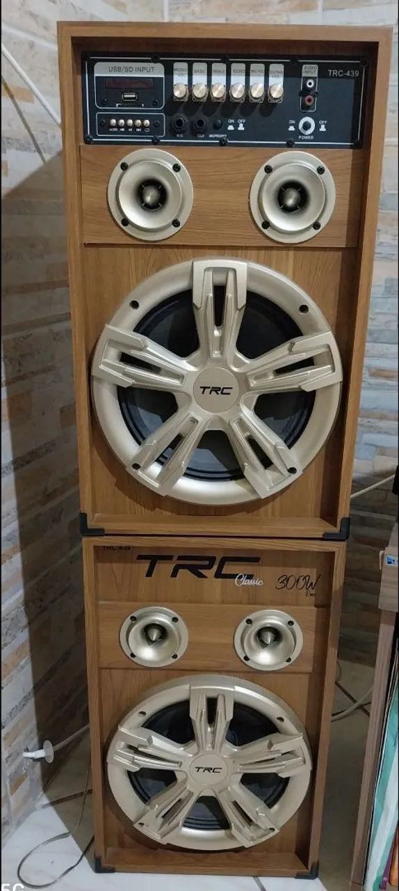 Caixa Som amplificadora TRC