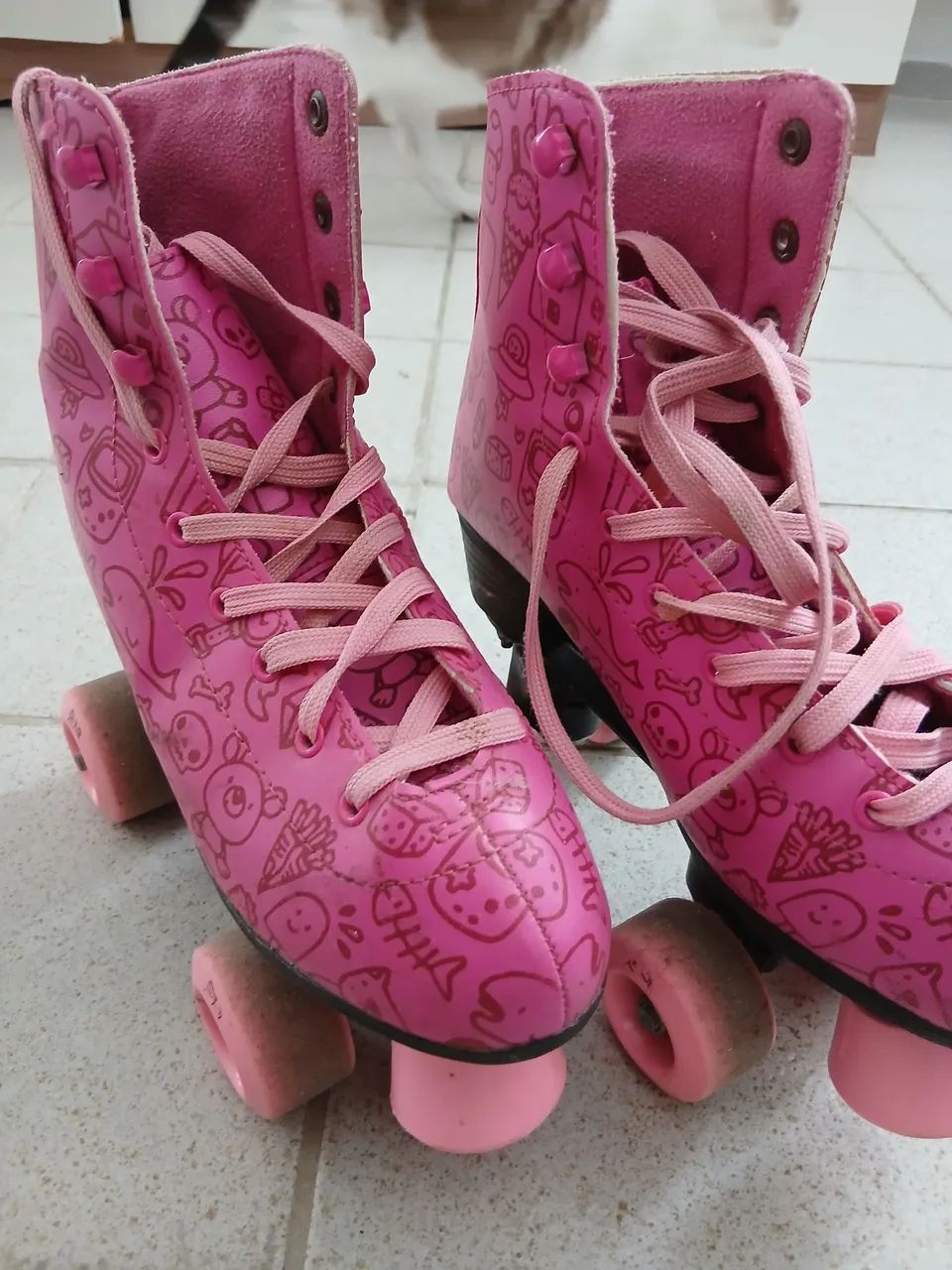 Patins Rosa menina n.36 - Foto 2