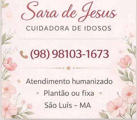 Cuidadora de idoso disponível