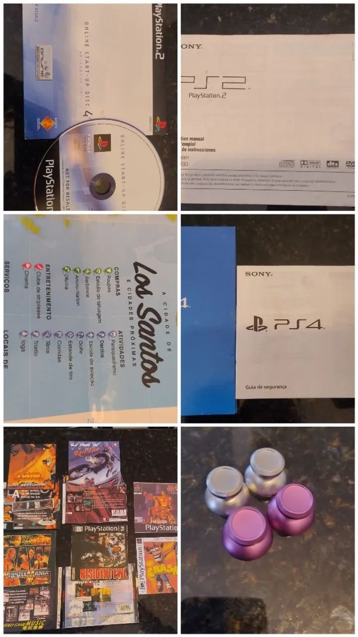 PS2 PS3 PS4 - Peças e Acessórios de Vídeo Game - Jardim Saira