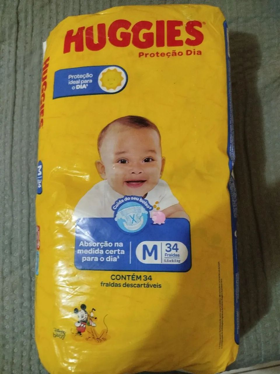 Fralda Huggies M - 34 unidades  - Foto 2
