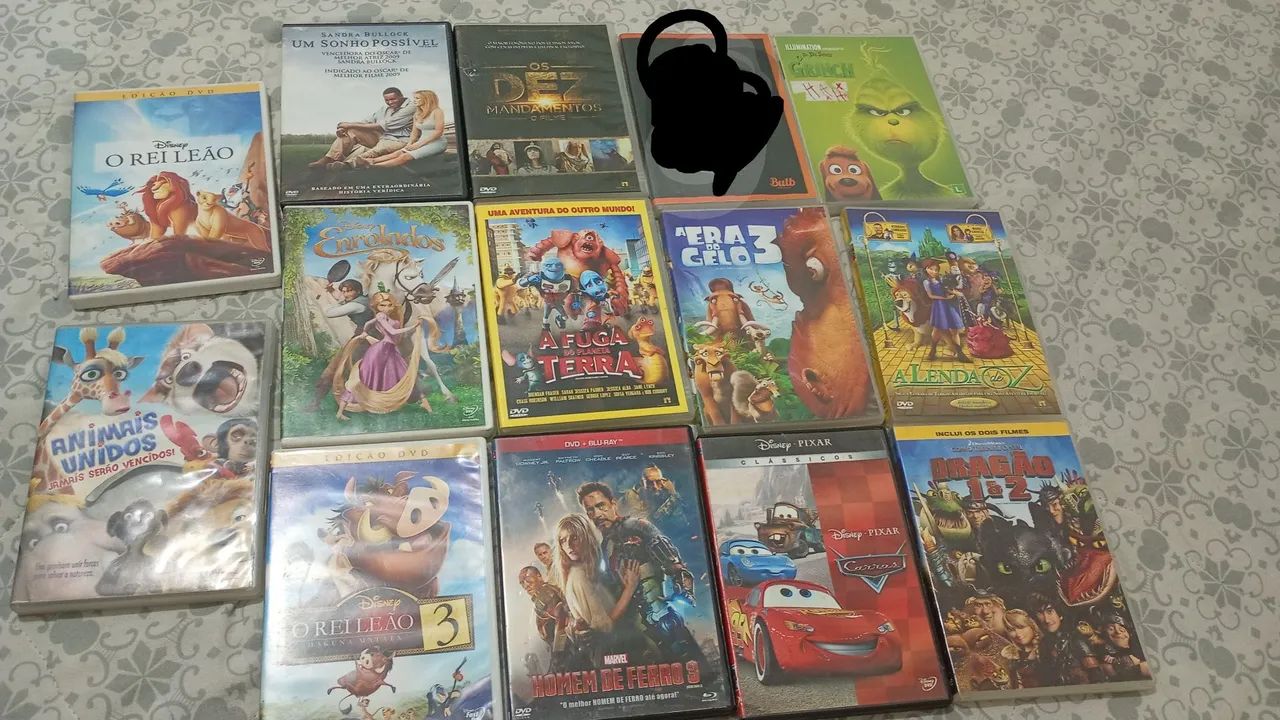 Combo de filmes em dvd, 10 reais cada 