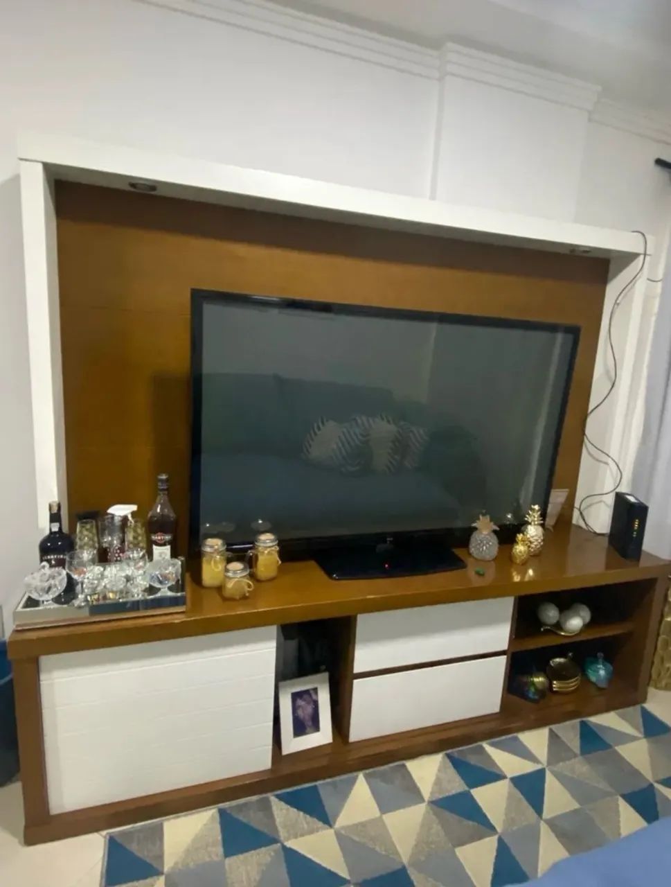 Rack com painel 