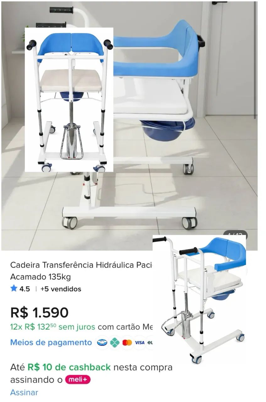 Cadeira transferência 