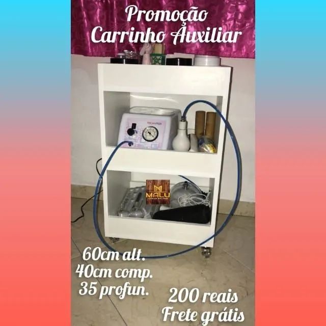 Promoção carrinho auxiliar 