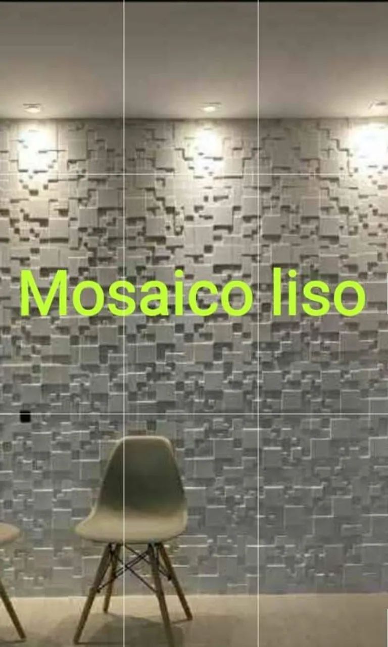 Placas de gesso 3D para paredes  - Foto 2