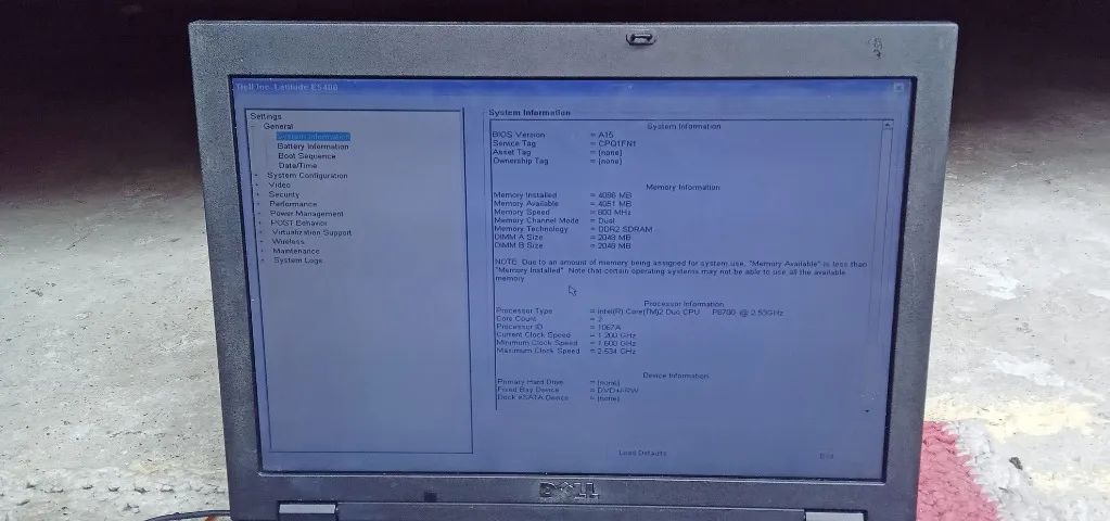Notebook Dell Core 2 Duo 2gb para peças - Foto 3