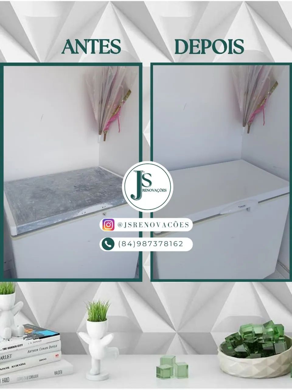 Envelopamento de móveis e eletrodomésticos películas residencial ? - Foto 3
