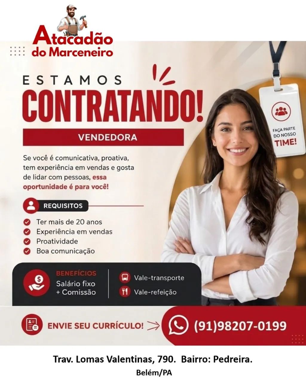 Oportunidade de Emprego